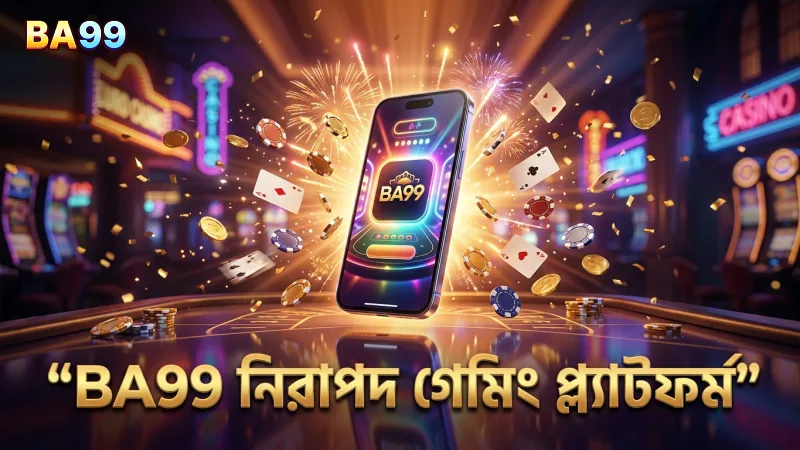 BA99 মোবাইল প্ল্যাটফর্মে নিরাপদ ও নির্ভরযোগ্য গেমিং পরিবেশ।