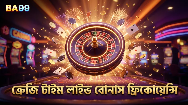 ক্রেজি টাইম লাইভ মোবাইল বোনাস রাউন্ডের সঠিক ফ্রিকোয়েন্সি পর্যবেক্ষণ করুন